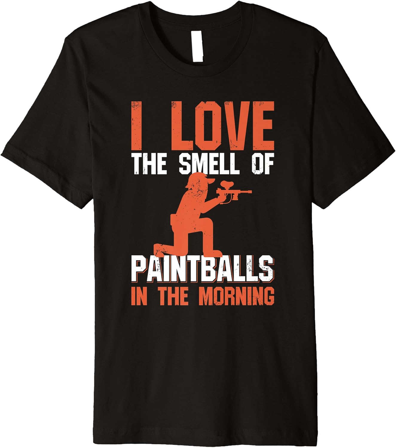 Funny Paintball Love The Smell Of Paintballs Premium TShirt Clothing, Shoes